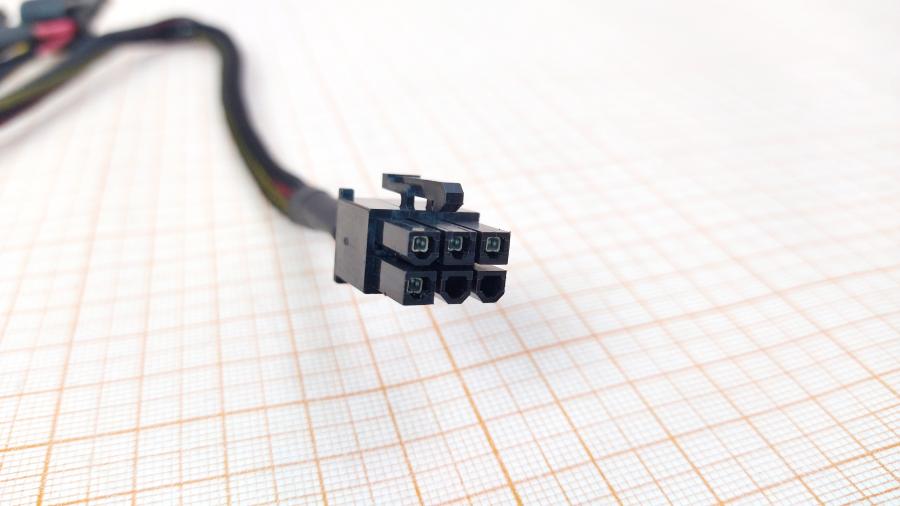 098-255-001 Переходник питания  PCI-E 6Pin (M) - 2x Molex 4Pin + FDD 4Pin #2