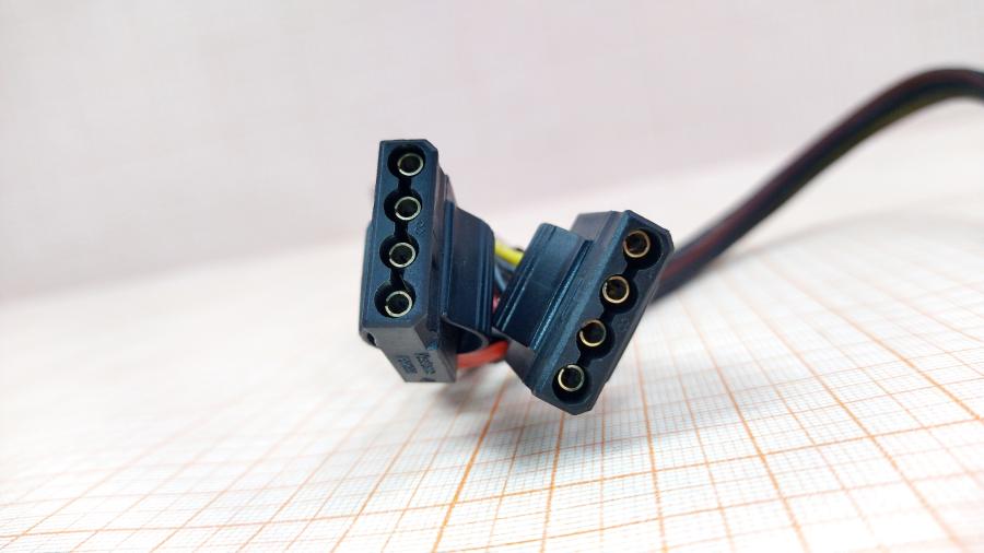 098-255-002 Переходник питания  PCI-E 6Pin (M) - 2x Molex 4Pin + FDD 4Pin #3