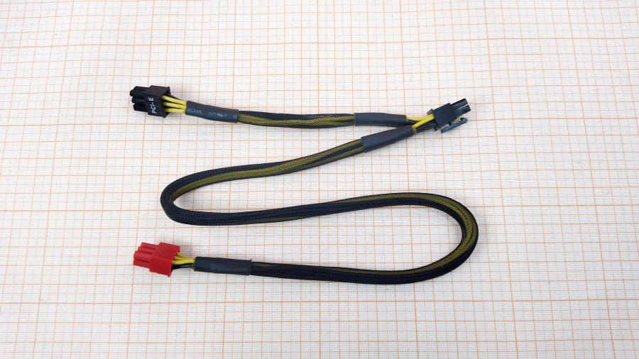 098-264-001 Переходник питания   PCI-E 6Pin - 2x PCI-E 6Pin #1
