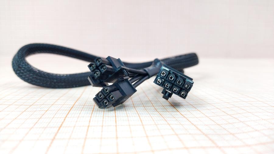 098-271-001 Переходник питания CORSAIR  PCI-E 8Pin (M) -  PCI-E 4+4Pin (M) 0.65M #2