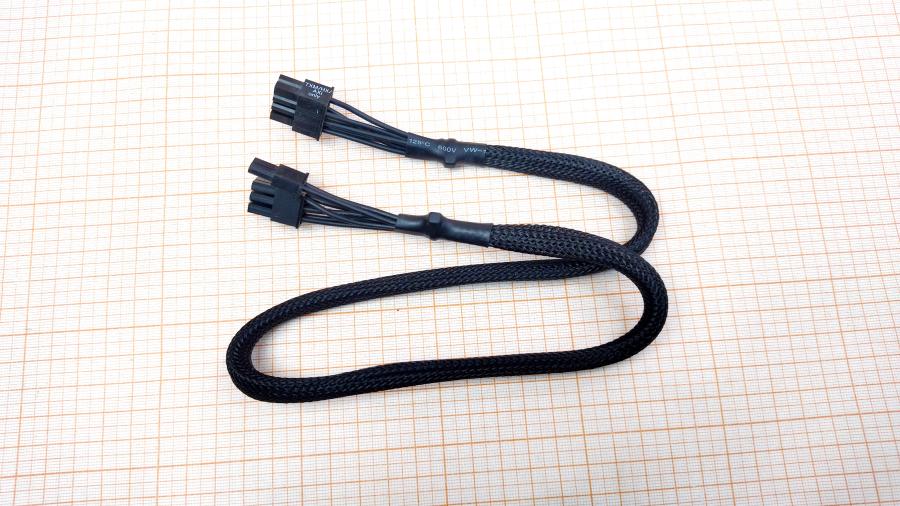 098-272-001 Переходник питания CORSAIR  PCI-E 8Pin (M) - PCI-E 6+2Pin (M) 0.6M #1