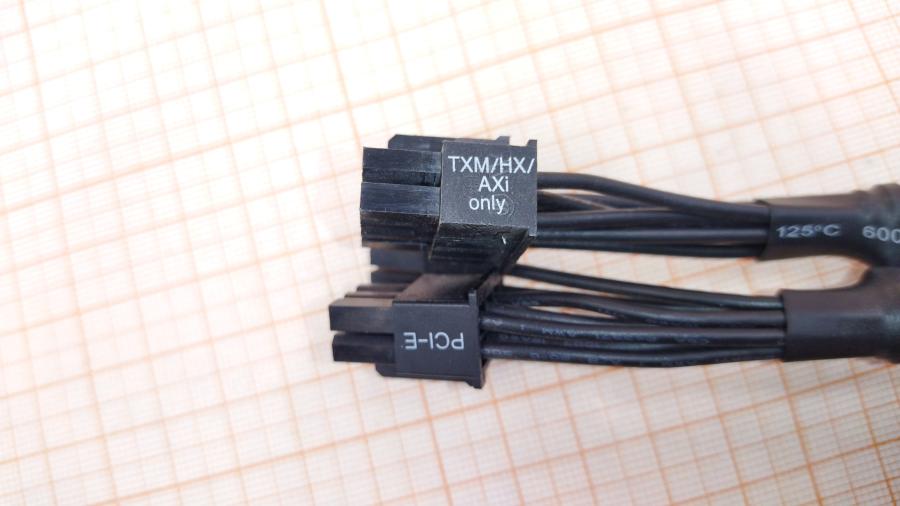 098-272-001 Переходник питания CORSAIR  PCI-E 8Pin (M) - PCI-E 6+2Pin (M) 0.6M #4