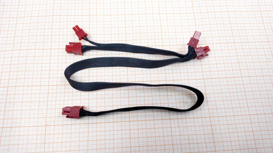 098-274-001 Переходник питания  PCI-E 8Pin (M) - 2x PCI-E 6+2Pin (M) 0.6M #1