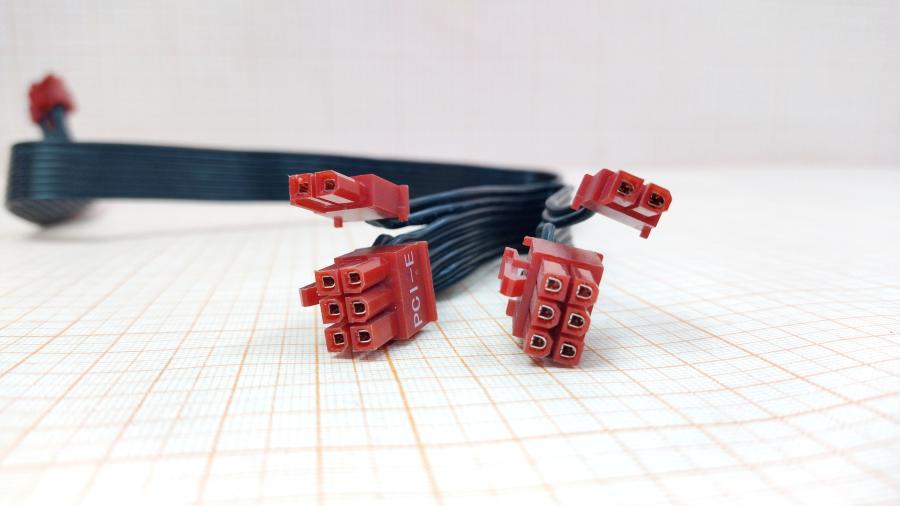 098-274-001 Переходник питания  PCI-E 8Pin (M) - 2x PCI-E 6+2Pin (M) 0.6M #3