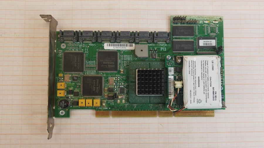 101-004-001 Контроллер PCI LSI MegaRAID SATA 150-6 #2