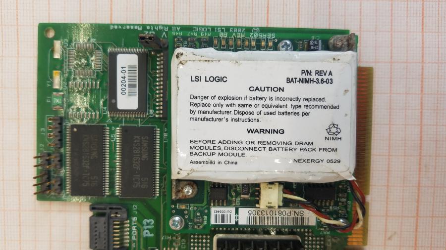 101-004-001 Контроллер PCI LSI MegaRAID SATA 150-6 #3