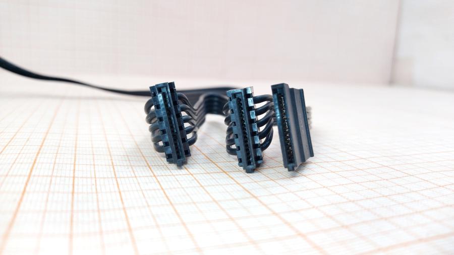 098-286-001 Переходник питания  PCI-E 6Pin (M) - 3x SATA 15Pin 0.8M #3