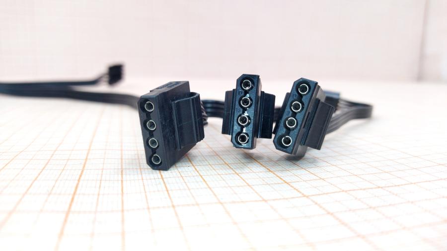 098-292-001 Переходник питания  PCI-E 5Pin (M) - 3x Molex 4Pin (M) + FDD 4Pin (M) 0.8M #3