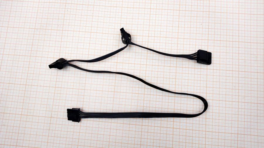 098-293-001 Переходник питания  PCI-E 5Pin (M) - 3x Molex 4Pin (M) 0.7M #1