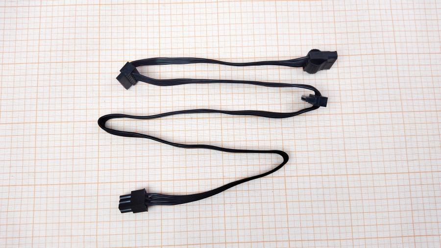 098-296-001 Переходник питания  PCI-E 6Pin (M) - 2x SATA 15Pin (M) + Molex 4Pin (M) 0.8M #1