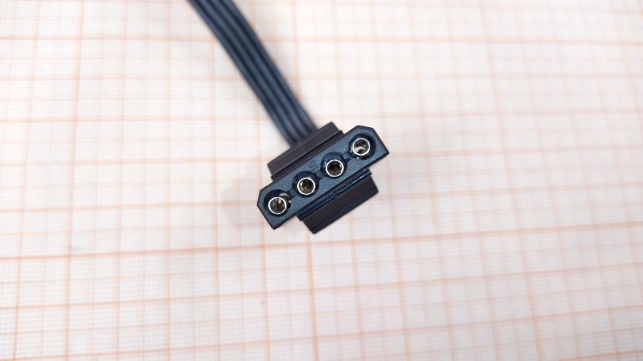 098-296-001 Переходник питания  PCI-E 6Pin (M) - 2x SATA 15Pin (M) + Molex 4Pin (M) 0.8M #4