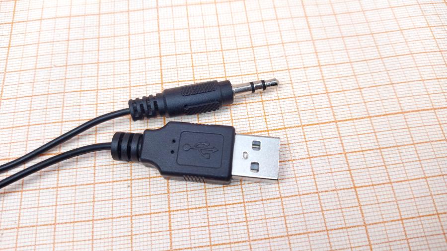 098-324-001 Кабель mini-usb  MiniUSB (M) + MiniJack 3.5 - USB (M) 0.7M #4