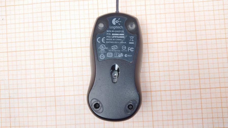 098-325-001 Мышь проводная Logitech M-UAG120 #3