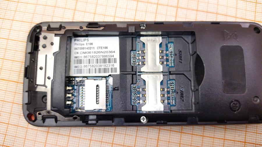 098-326-001 Мобильный телефон PHILIPS E106 #12