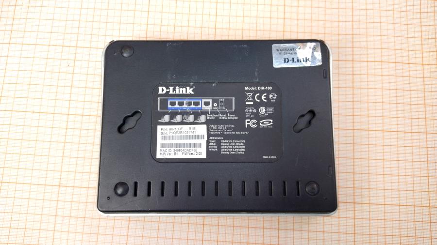 077-095-001 Маршрутизатор D-LINK DIR-100 #7