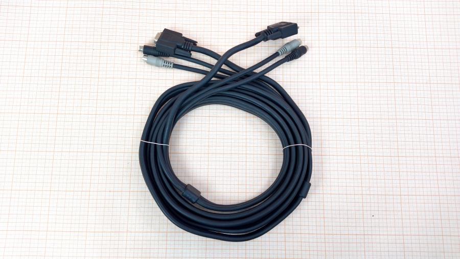 098-067-002 Кабель KVM  DB15(F)+2xPS/2 - DB15(M)+2xPS/2 3m #1