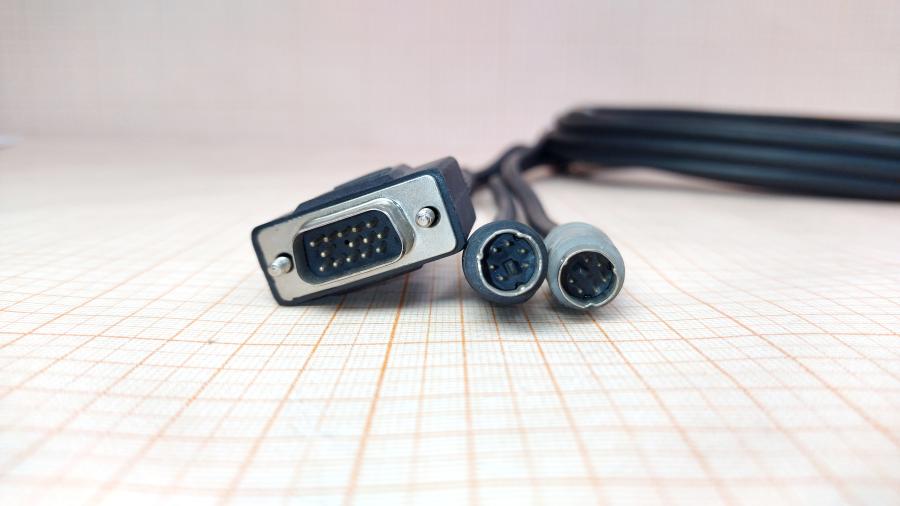 098-067-002 Кабель KVM  DB15(F)+2xPS/2 - DB15(M)+2xPS/2 3m #2