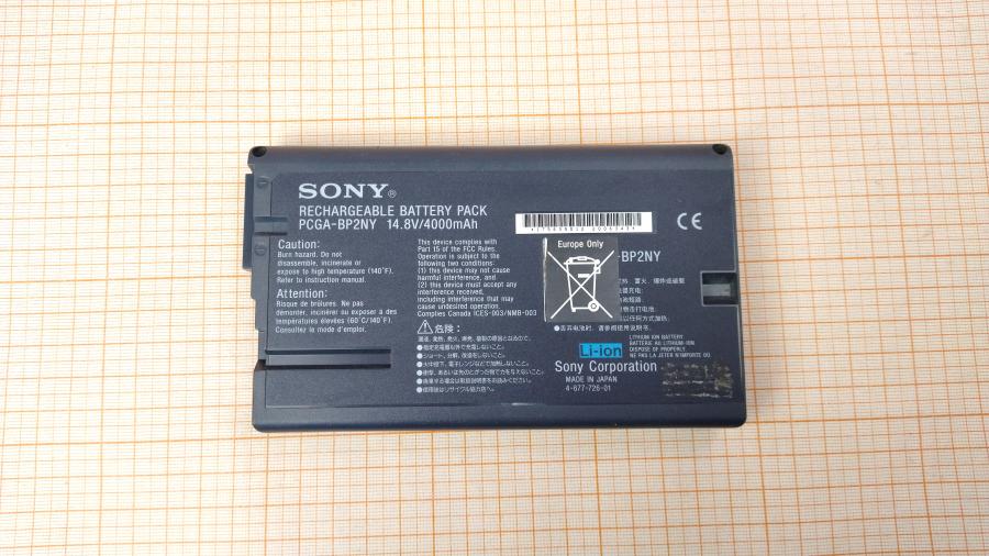 098-334-001 АКБ для ноутбука SONY PCGA-BP2NY #3