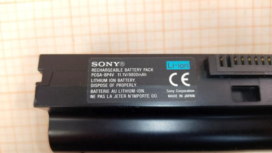 098-343-001 АКБ для ноутбука SONY VAIO PCGA-BP4V #4