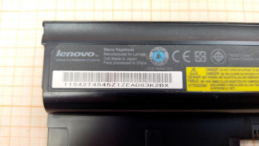 098-344-001 АКБ для ноутбука LENOVO 42T4544 #3