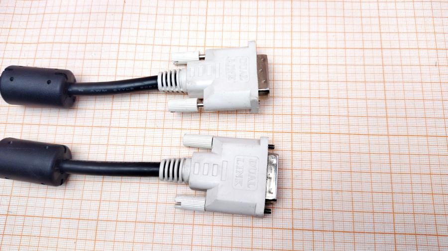 098-353-001 Кабель DVI для ЖК мониторов  DVI-D (M) - DVI-D (M) 1.8m Dual link #2