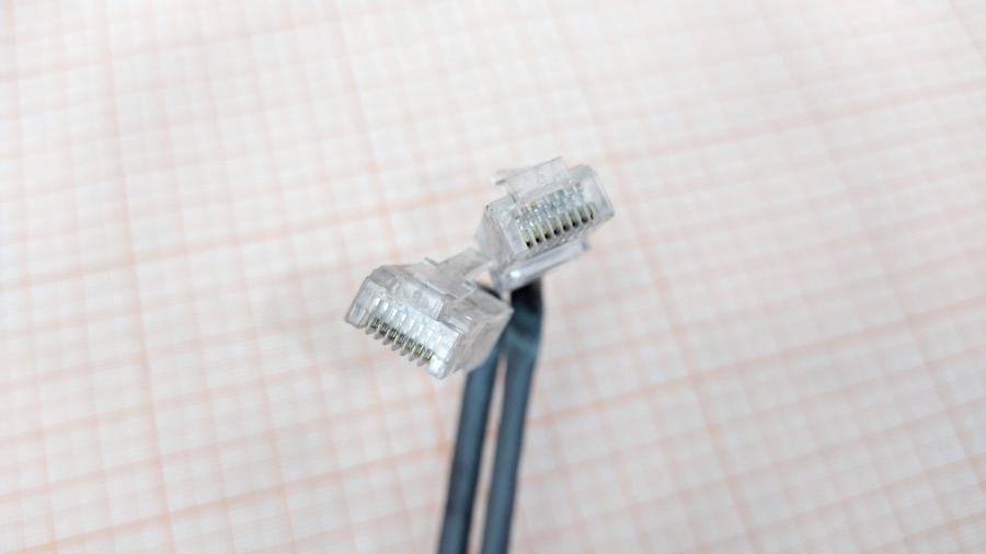 098-358-001 Патч-корд  UTP Cat.5e 0.8M gry #3