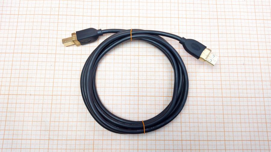 165-987-002 Кабель USB HAMA USB A (M) - USB B (M) 1.8m #1