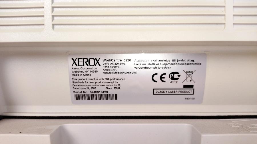 217-015-001 МФУ XEROX WorkCentre 3220 #26