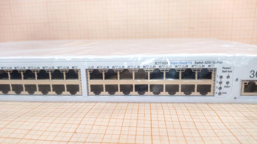 217-021-001 Коммутатор управляемый 3COM SuperStack 3 Switch 4200 50-Port 3C17302A #4