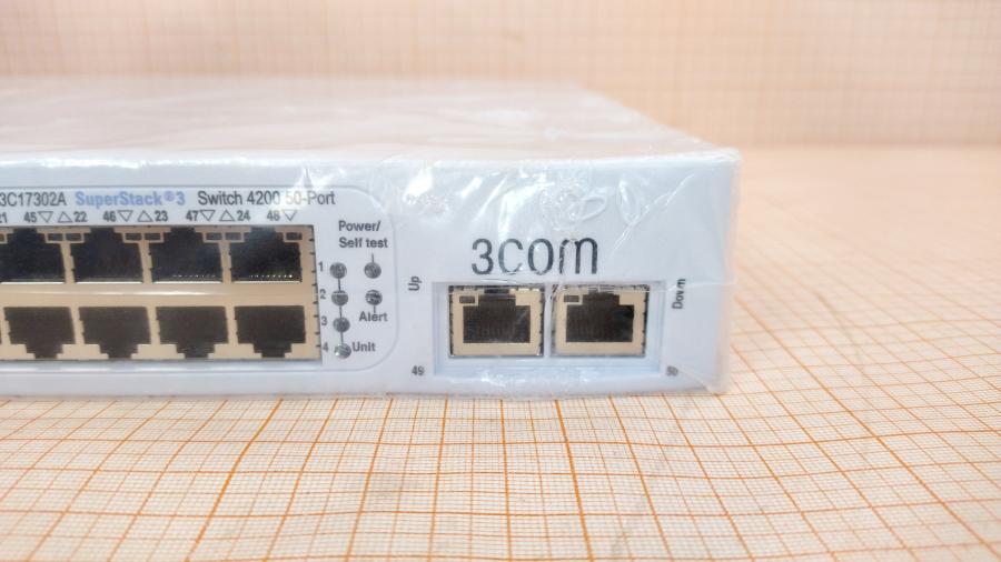 217-021-001 Коммутатор управляемый 3COM SuperStack 3 Switch 4200 50-Port 3C17302A #5