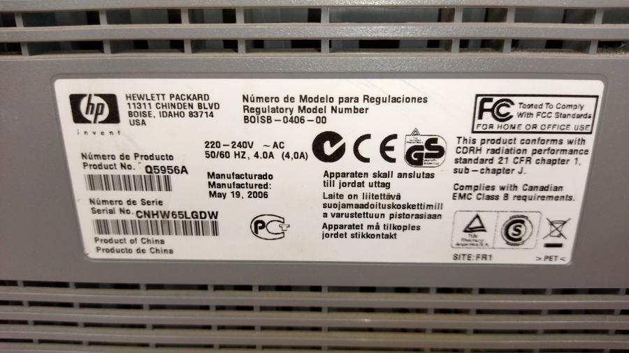 217-022-001 Принтер HP LaserJet 2420 #18