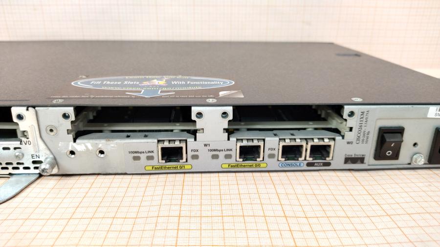 217-026-001 Маршрутизатор CISCO 2611XM + NM-HD-2V #8