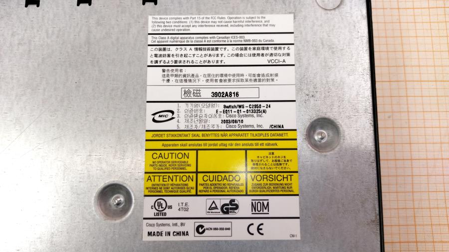 217-028-001 Коммутатор управляемый CISCO Catalyst WS-C2950-24 #14