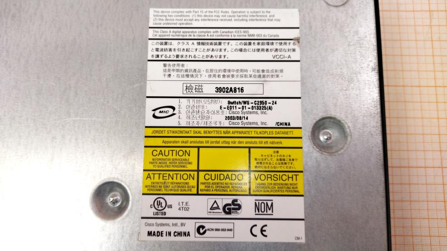 217-028-002 Коммутатор управляемый CISCO Catalyst WS-C2950-24 #14