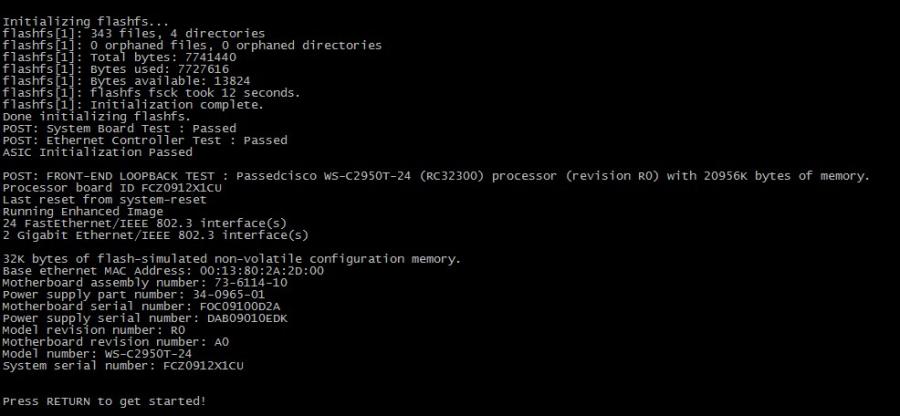 217-030-001 Коммутатор управляемый CISCO Catalyst WS-C2950T-24 #17