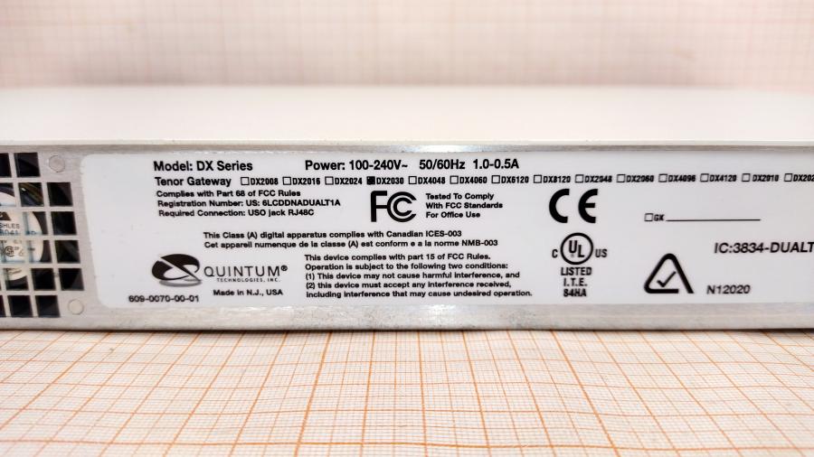 217-031-001 Шлюз VoIP QUINTUM Tenor DX2030 #12