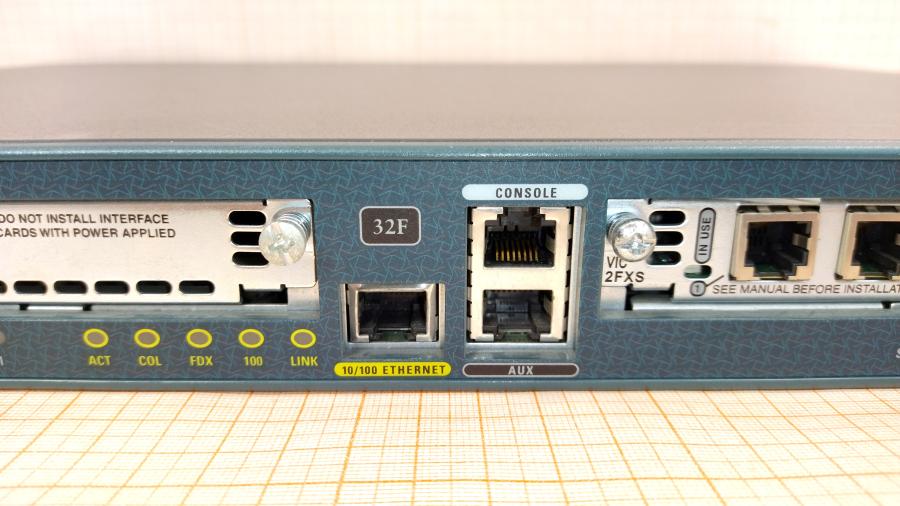 217-032-001 Маршрутизатор CISCO 1760 + VIC-2FXS #4