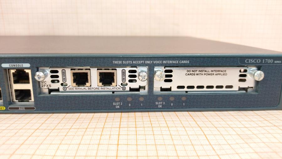 217-032-001 Маршрутизатор CISCO 1760 + VIC-2FXS #5