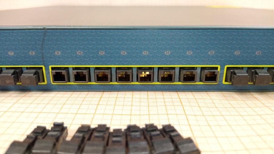 217-033-001 Коммутатор управляемый CISCO Catalyst WS-C3550-24-FX-SMI #5