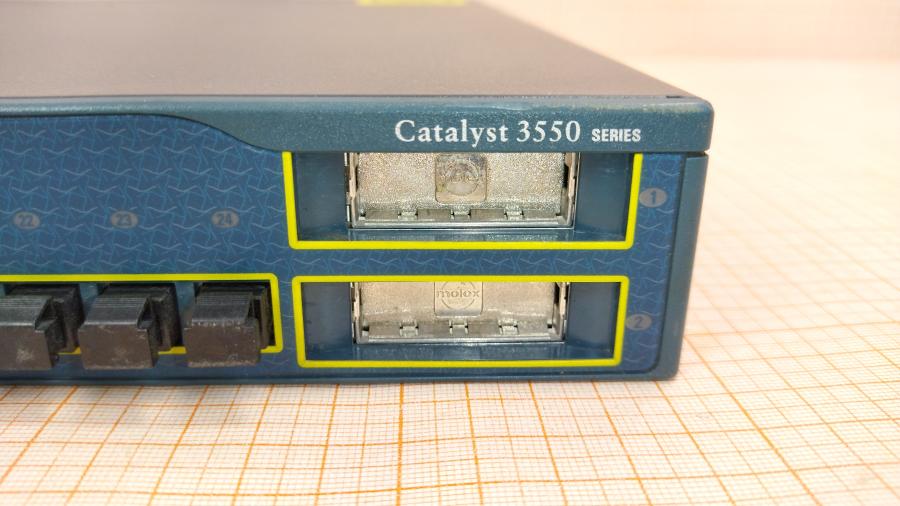 217-033-001 Коммутатор управляемый CISCO Catalyst WS-C3550-24-FX-SMI #7