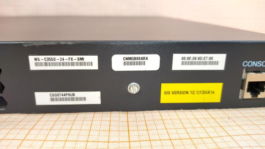 217-033-001 Коммутатор управляемый CISCO Catalyst WS-C3550-24-FX-SMI #14