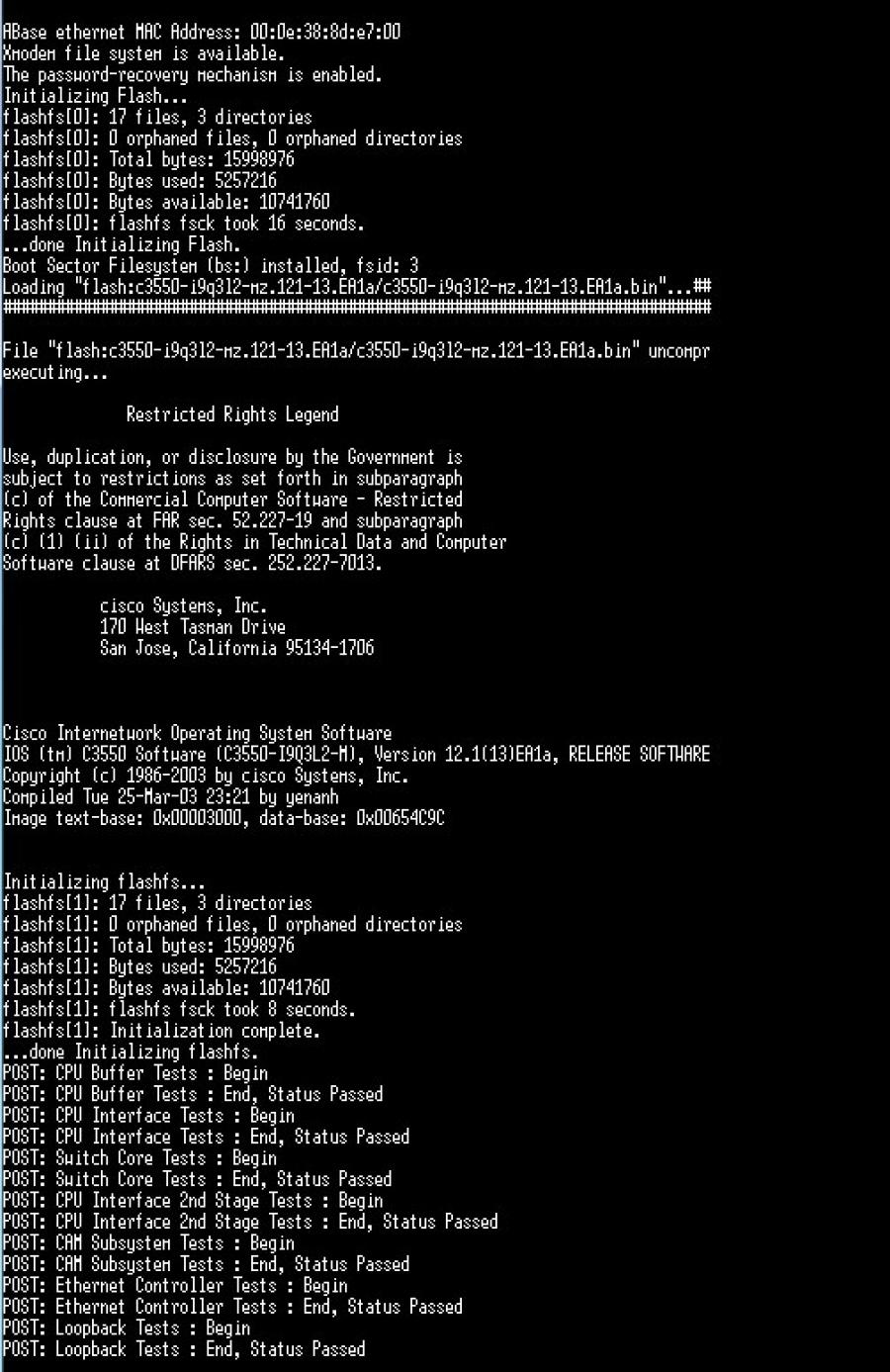 217-033-001 Коммутатор управляемый CISCO Catalyst WS-C3550-24-FX-SMI #18