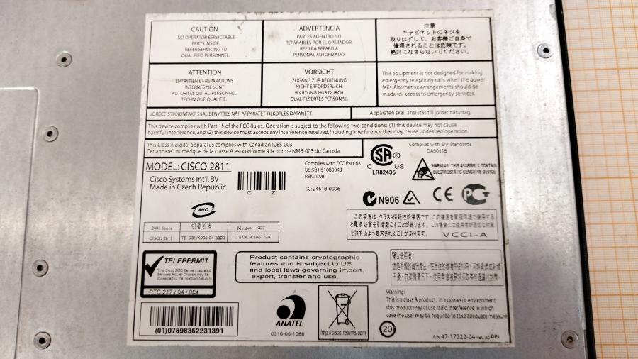 217-034-001 Маршрутизатор CISCO 2811 #16