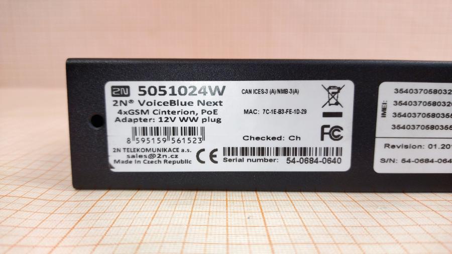 217-049-001 Шлюз VoIP 2N VoiceBlue NEXT 4xGSM (5051024W) #10