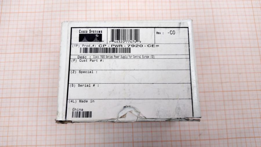 217-065-001 БП для IP телефона CISCO CP-PWR-7920-CE= #9