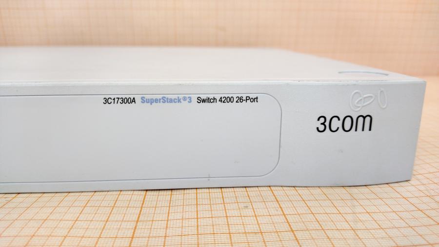 217-074-001 Коммутатор управляемый 3COM SuperStack 3 Switch 4200 26-Port 3C17300A #5