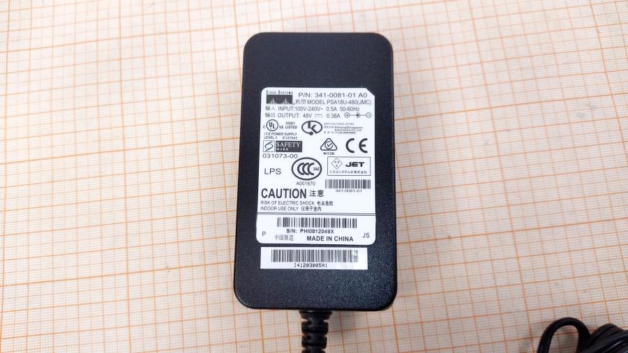217-077-001 БП для IP телефона CISCO PSA18U-480 #2