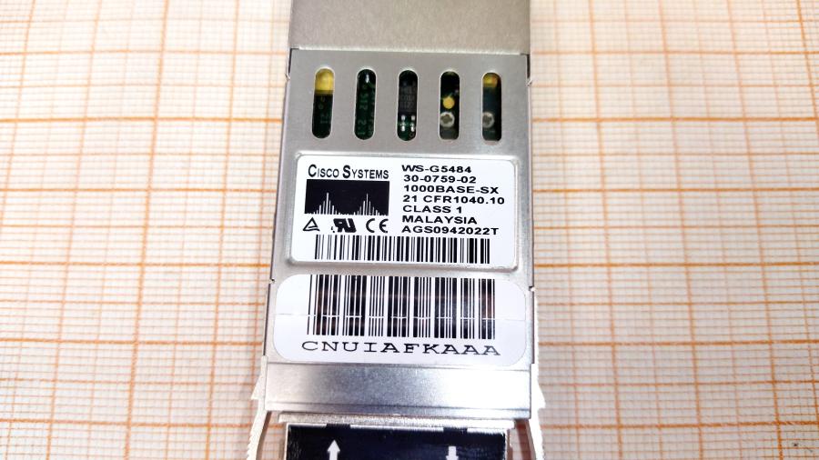 217-082-001 Трансивер SFP CISCO WS-G5484 (30-0759-02) #3