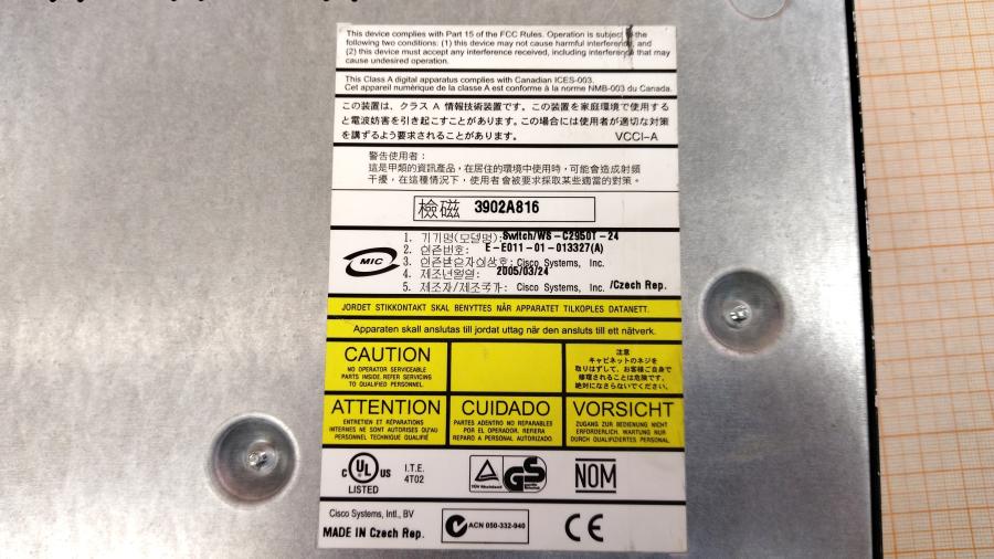 217-030-002 Коммутатор управляемый CISCO Catalyst WS-C2950T-24 #15