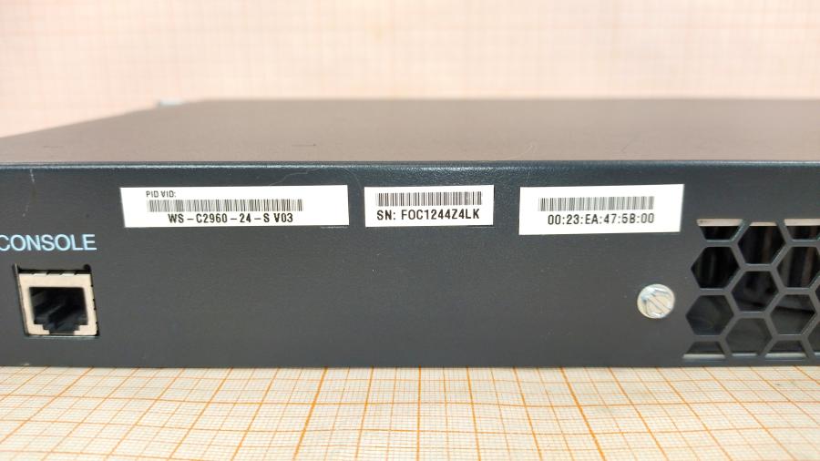 217-095-001 Коммутатор управляемый CISCO WS-C2960-24-S #10